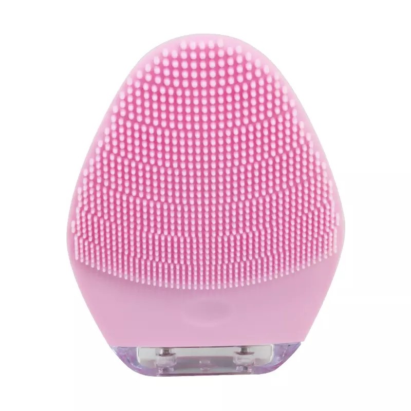 Ultrasonic Soft Silicone Cleaning Instrument Waterproof Sonic Vibrating Facial Cleansing Brush Made with Deep Washing Gentle Exfoliating and Massaging for Every Skin Type