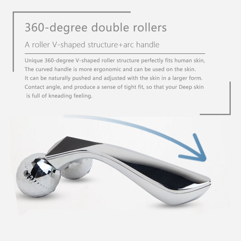 3D Face Body Roller Massager Massage Instrument 360 Rotate Y Shape For Face Lifting Wrinkle Shaping Relaxation Lifting Wrinkle Remover Facial Massage