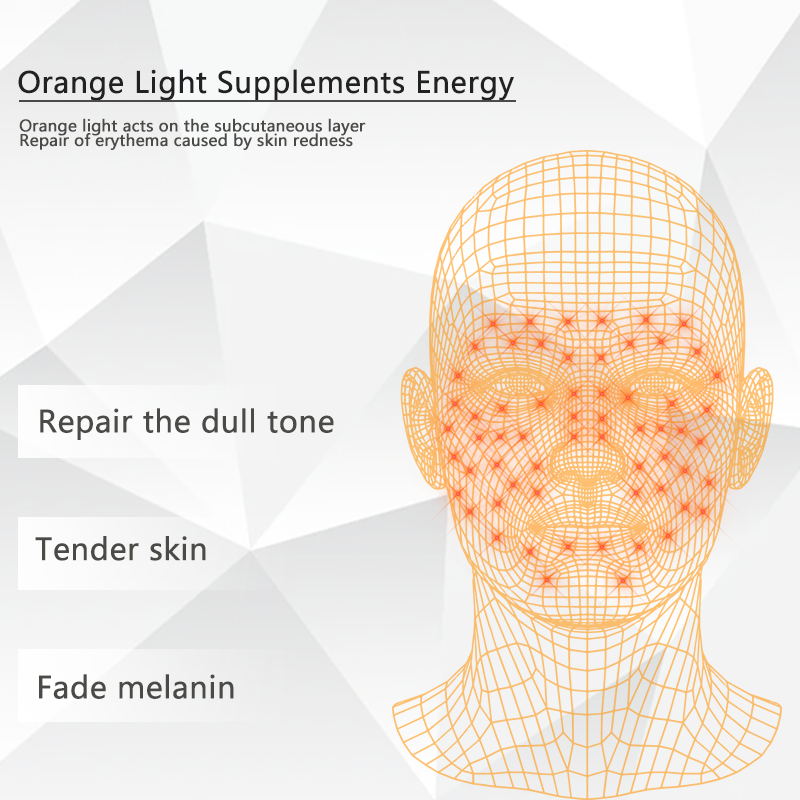 LED Facial Mask Skin Care Mask Household RGB Light Therapy Beauty Care Appliances Skin Care Mask for Face and Neck
