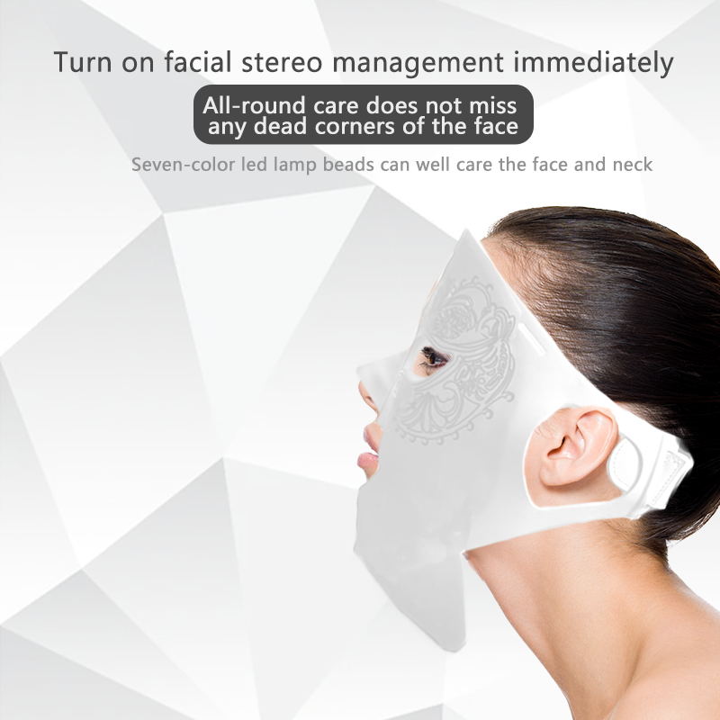 LED Facial Mask Skin Care Mask Household RGB Light Therapy Beauty Care Appliances Skin Care Mask for Face and Neck