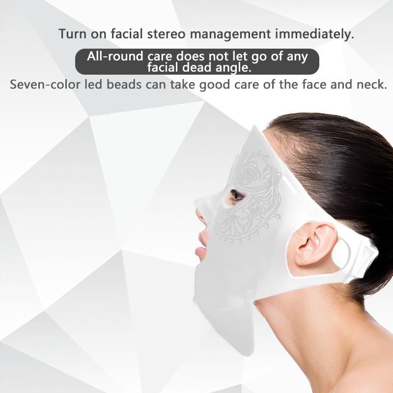 LED Facial Mask Skin Care Mask Household RGB Light Therapy Beauty Care Appliances Skin Care Mask for Face and Neck