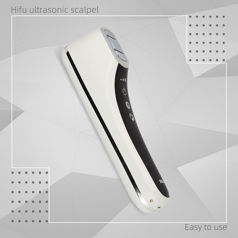 Mini HIFU Machine Warmed Up Protable Women Face lifting anti-wrinkles RF EMS Beauty Device Facial Machine Neck Chin Eyes Care