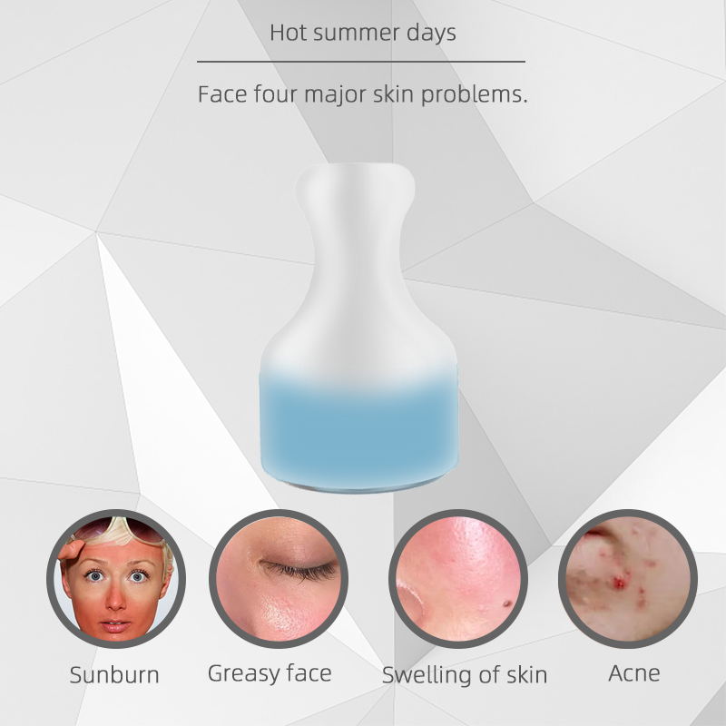 ICE Roller Cool Therapy Facial Massage Tool Cooling Face Tightens Skin Reduce Puffiness & Dark Circles Anti Ageing For Women