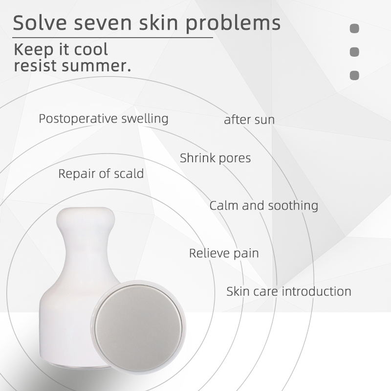 ICE Roller Cool Therapy Facial Massage Tool Cooling Face Tightens Skin Reduce Puffiness & Dark Circles Anti Ageing For Women