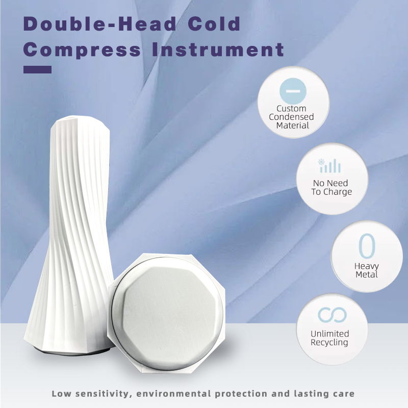 Beauty Massage Tool device anti aging Mini Ice Cold Cube Hand Held Cooling Ice Cold Compress Tighten Facial Roller face cooler 