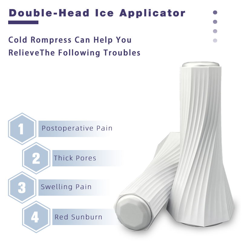Beauty Massage Tool device anti aging Mini Ice Cold Cube Hand Held Cooling Ice Cold Compress Tighten Facial Roller face cooler 
