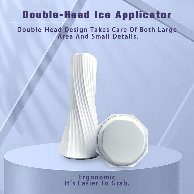 Beauty Massage Tool device anti aging Mini Ice Cold Cube Hand Held Cooling Ice Cold Compress Tighten Facial Roller face cooler 