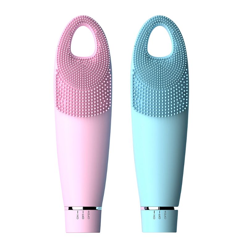 Electric Silicone Facial Cleansing Brush Sonic Vibration Massage USB Rechargeable Facial Cleanser Smart Ultrasonic Deep Cleaning|Powered Facial Cleansing Devices| - AliExpress
