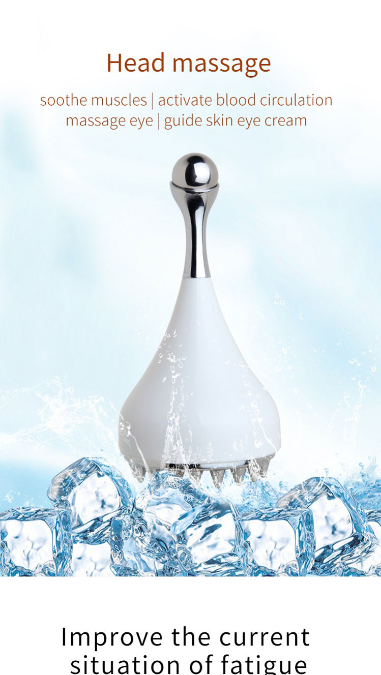 Stainless steel head massage comb(图1) Stainless steel head massage comb(图1)