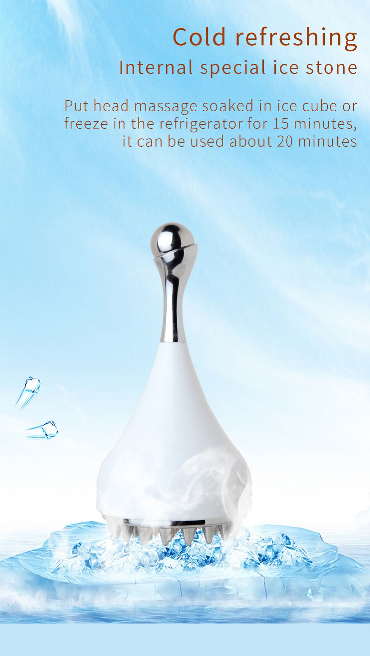 Stainless steel head massage comb(图3) Stainless steel head massage comb(图3)