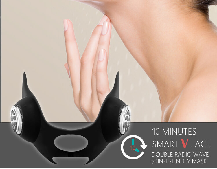 V Shaped Slimming Face Mask EMS Microcurrent Facial Massager Device Face Slimmer Chin Line Lifting Tightening Skin Instrument(图2) V Shaped Slimming Face Mask EMS Microcurrent Facial Massager Device Face Slimmer Chin Line Lifting Tightening Skin Instrument(图2)