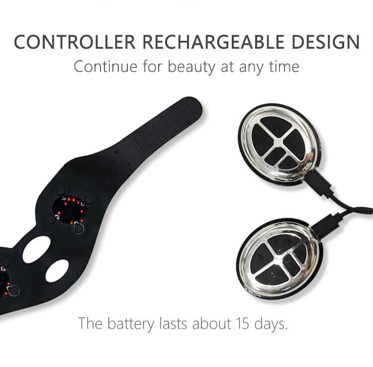 V Shaped Slimming Face Mask EMS Microcurrent Facial Massager Device Face Slimmer Chin Line Lifting Tightening Skin Instrument(图15) V Shaped Slimming Face Mask EMS Microcurrent Facial Massager Device Face Slimmer Chin Line Lifting Tightening Skin Instrument(图15)