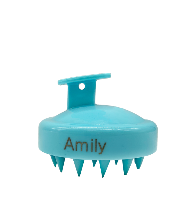 Amily Hair Brush Silicone Shampoo Brush Hair Comb Women Hair Brus