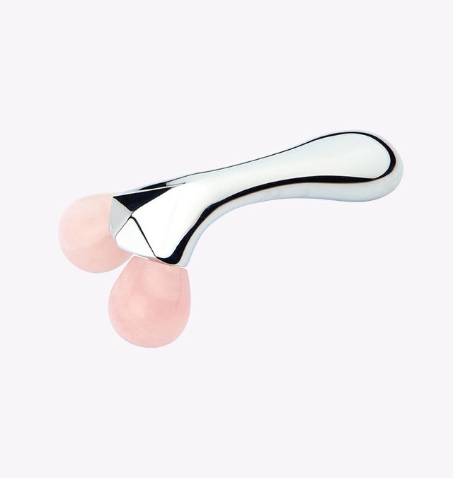 2021 Hot Sale Product rose Jade quartz facial massage roller 3d roller facial massager massage